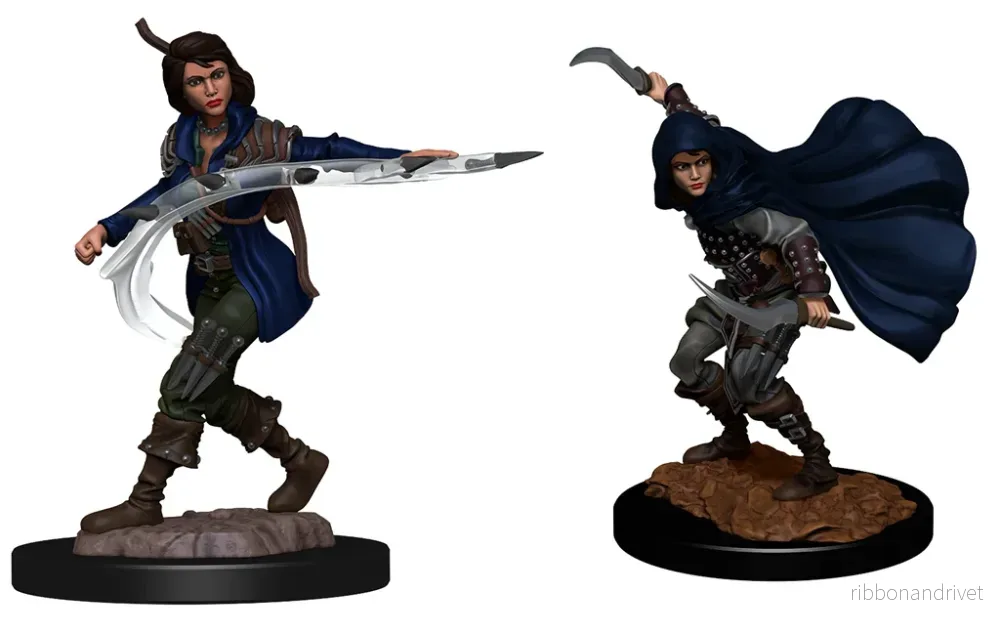 Pathfinder Battles Deepcuts Human: Rogue Female - Det perfekta tillbehöret för ditt spel