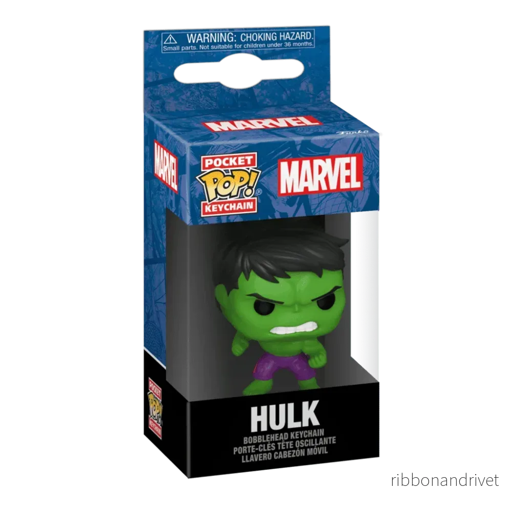 Funko POP Nyckelring: Marvel New Classics - Hulk