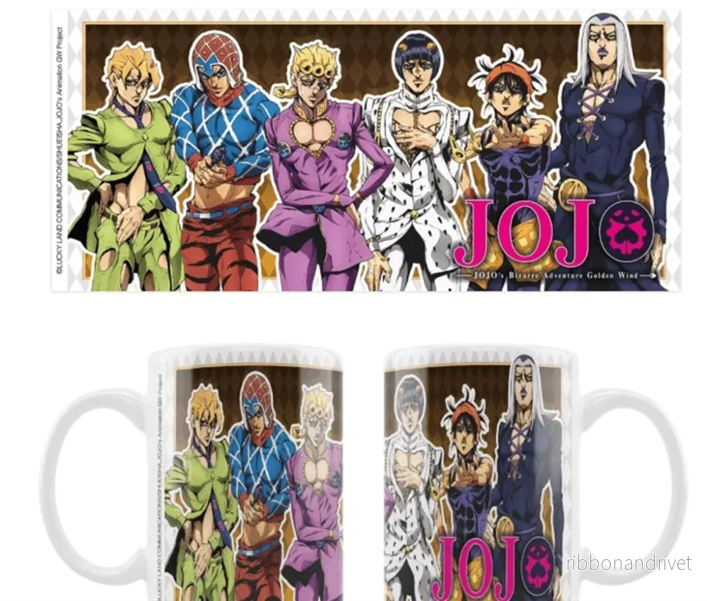 JoJo’s Bizarre Adventure: Golden Wind – Mugg – Huvudkaraktärer JoJo’s Bizarre Adventure: Golden Wind – Mugg – Huvudkaraktärer