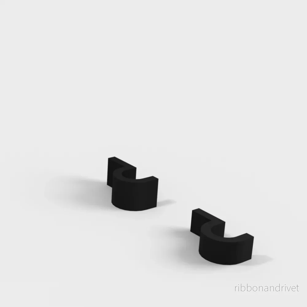 6 mm kabel- och trådklämma (skruv- eller självhäftande montering) - Bild 2