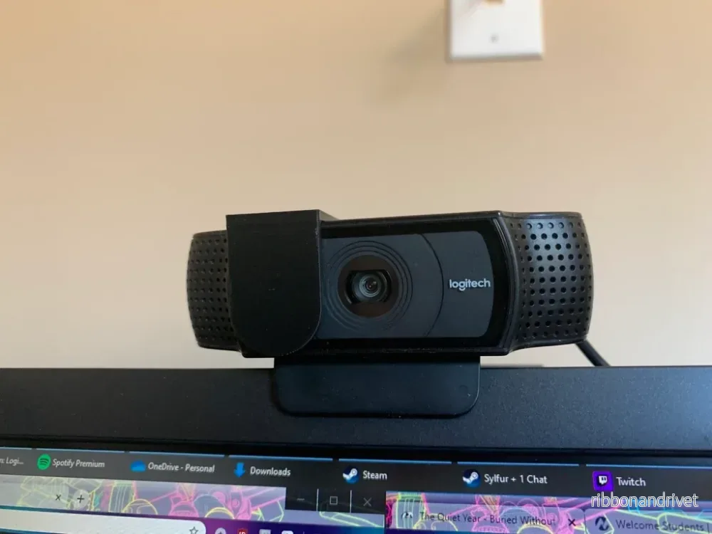 Webbkameraskydd för Logitech C920 - Sekretess utan lim - Bild 2