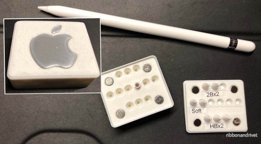Praktisk hållare för Apple Pencil-spetsar