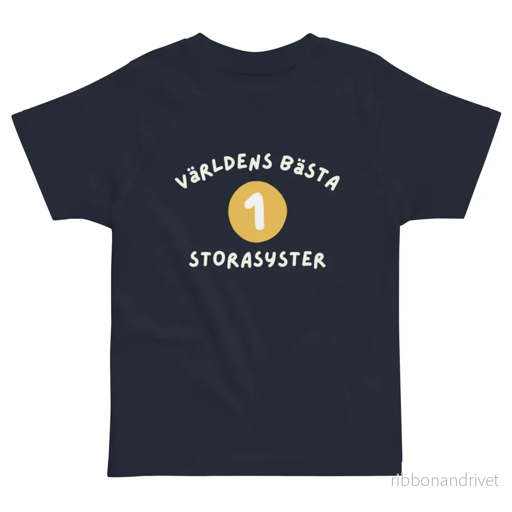 Storasyster T-shirt - Värdens Bästa - Bild 2