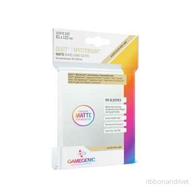 Gamegenic - MATTE Dixit Sleeves 81 x 122 mm - Clear (90 Sleeves) - Bild 2