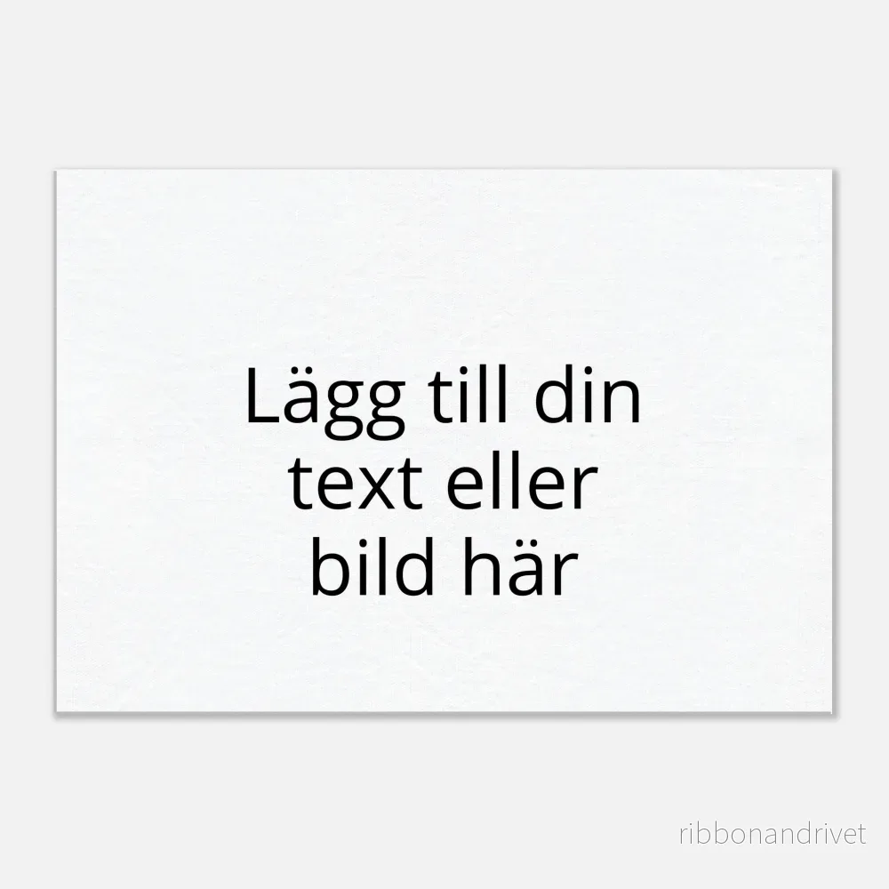 Personligt anpassad canvastavla tillgänglig i 9 olika storlekar - Bild 3
