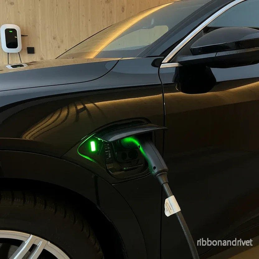Skyddskåpa för Audi e-tron laddport mot vinterväder - Bild 3