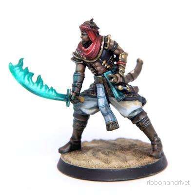 Eldfall Chronicles - Faris Outrider Miniatyr - Bild 2