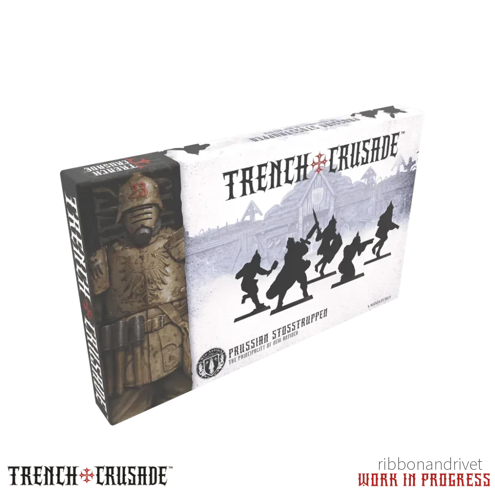 Trench Crusade Preussiska Stosstruppen – Professionella Miniatyrfigurer i Plast Set med 5 Delar Trench Crusade Preussiska Stosstruppen – Professionella Miniatyrfigurer i Plast Set med 5 Delar