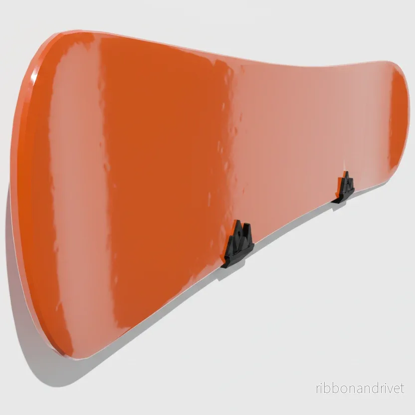 Dolt monteringsfäste för snowboard (2 st)
