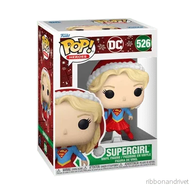 Funko POP Heroes: Holiday 2024 – Supergirl med present Funko POP Heroes: Holiday 2024 – Supergirl med present