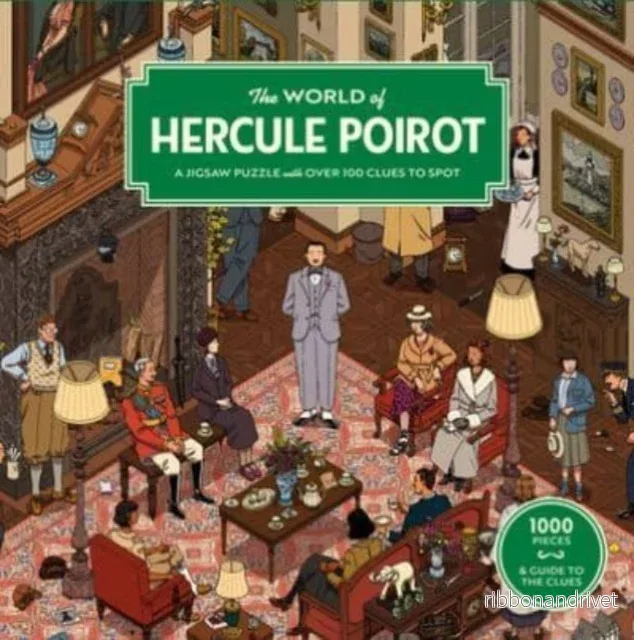 Pussel 1000 bitar – The world of Hercule Poirot Pussel 1000 bitar – The world of Hercule Poirot