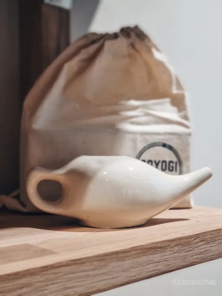 Porcelain neti pot / nasal rinse Porcelain neti pot / nasal rinse