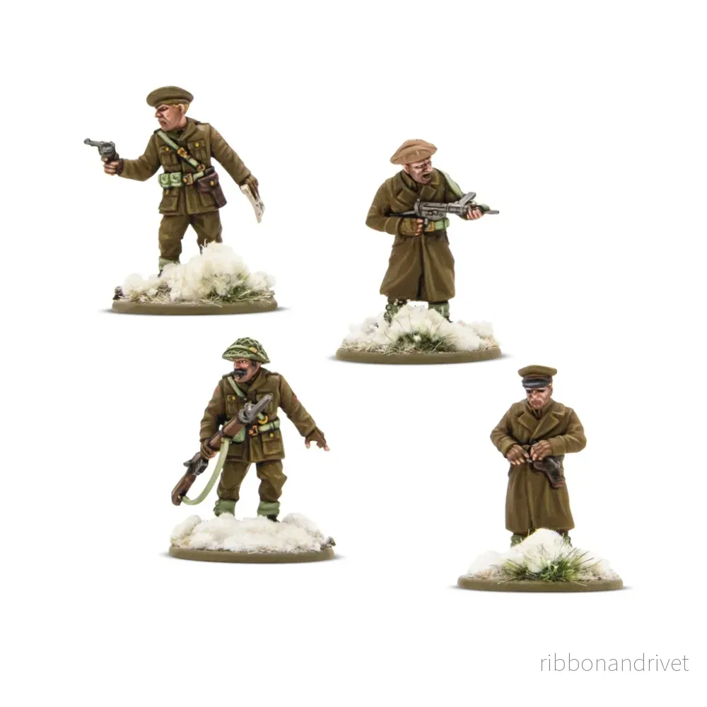 Bolt Action – Brittiska & Kanadensiska Infanteri (Vinter) Plutonsledare