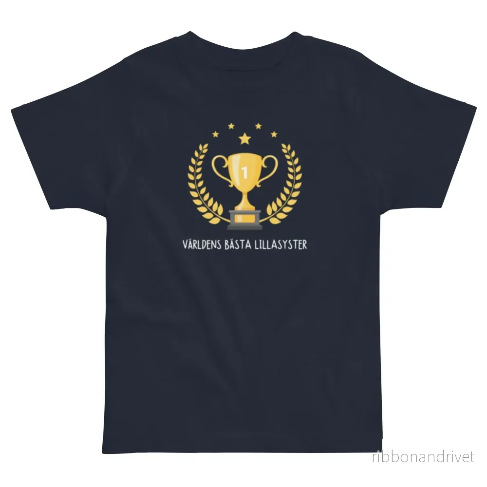 Världens Bästa Lillasyster T-shirt - Trophy - Bild 3