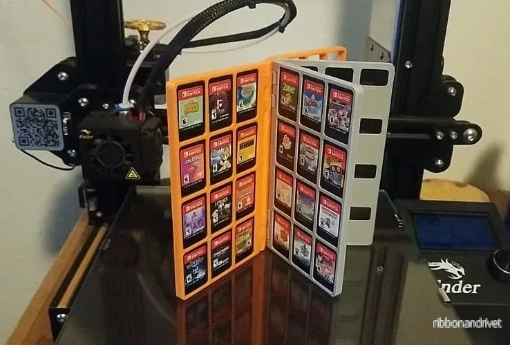 Hopfällbart Nintendo Switch-spelfodral "The Big Book"