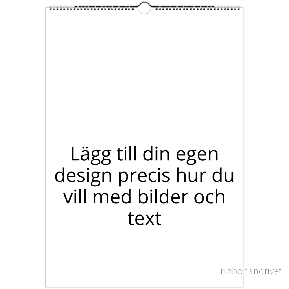 Väggkalender med din egen design Väggkalender med din egen design