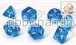 Sirius Dice - Translucent Blue Resin - Bild 2