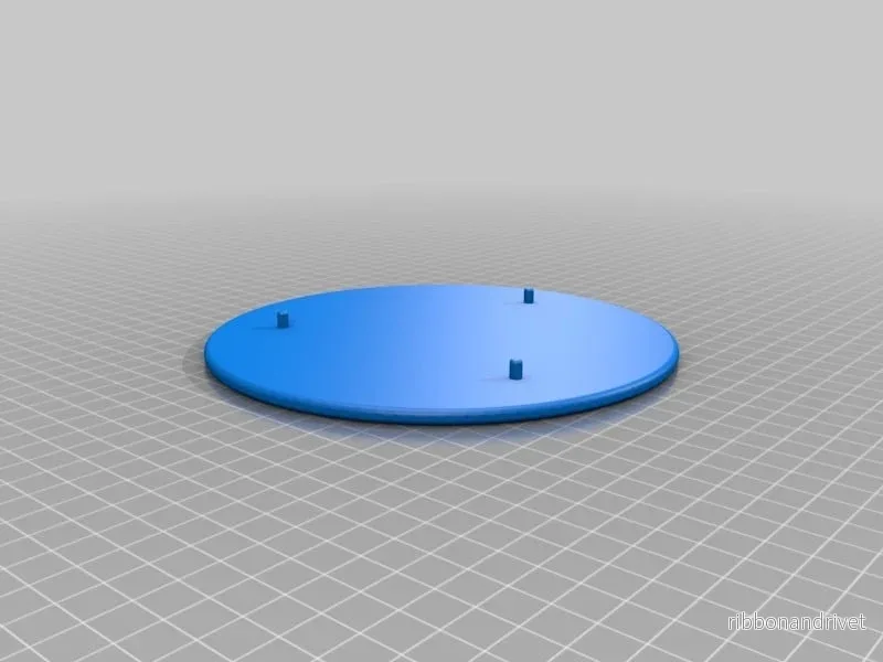 Lazy Susan-skivspelare - 6 mm airsoftkullager - presspassning, inga skruvar krävs