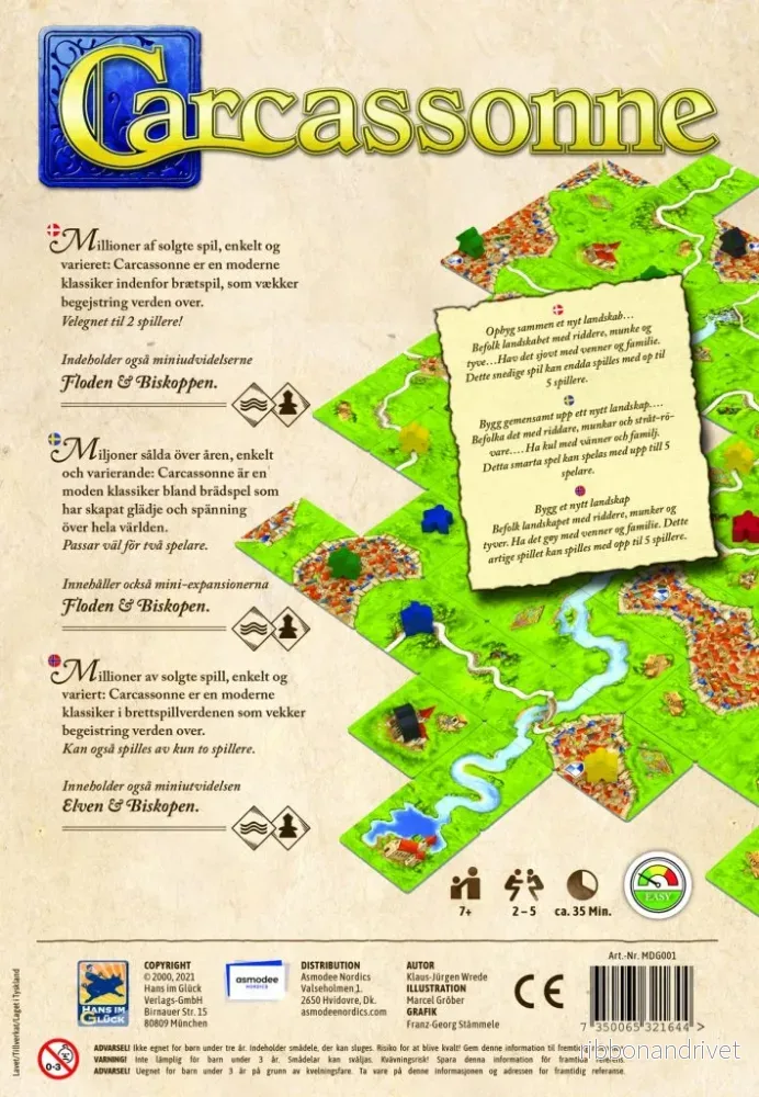 Brädspel - Carcassonne - Bild 2
