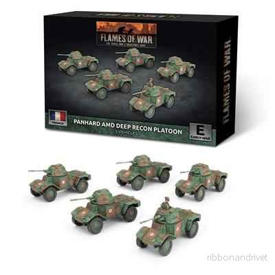 Flames of War - Panhard AMD Djupspaningspluton (x5) - Bild 2