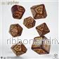 Harry Potter Gryffindor Modern Dice Set - Röd - Bild 3