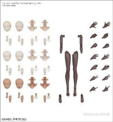 30Ms Alternativa Kroppsdela Arm- och Benbitar [Brun]