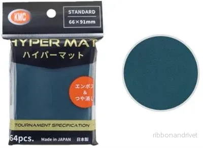 KMC Standard Sleeves – Hyper MAT Green (64 Sleeves) KMC Standard Sleeves – Hyper MAT Green (64 Sleeves)
