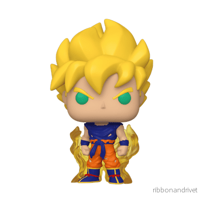 Funko POP DBZ S8 - SS Goku (Första Utseendet) Vinylfigur 10cm - Bild 2