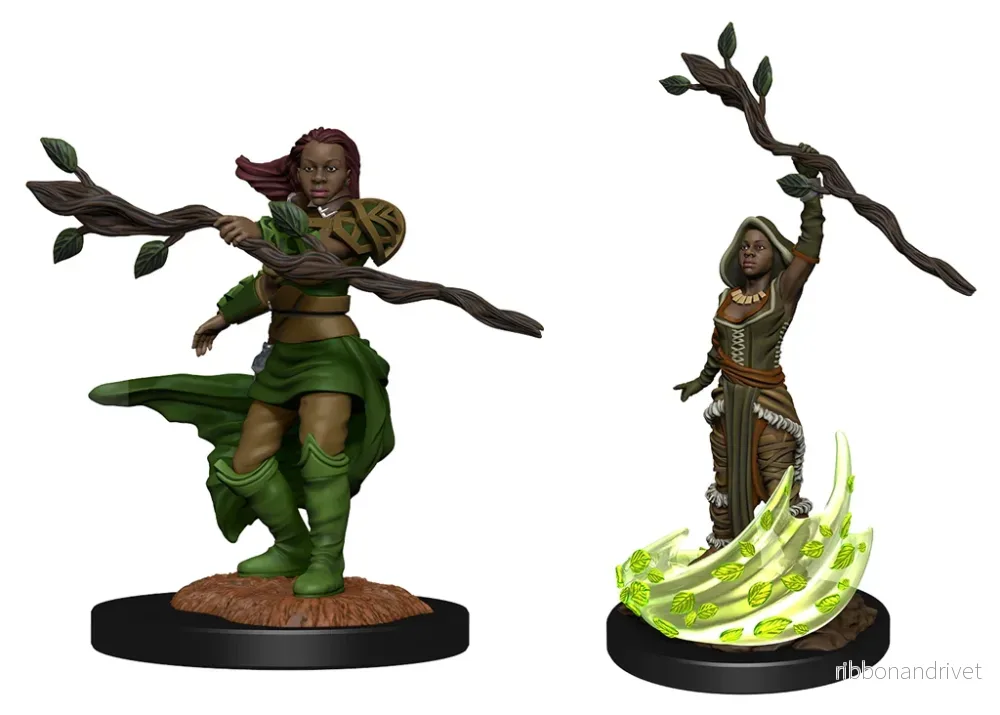 D&D Nolzur’s Marvelous Miniatures: Human Druid Female D&D Nolzur’s Marvelous Miniatures: Human Druid Female