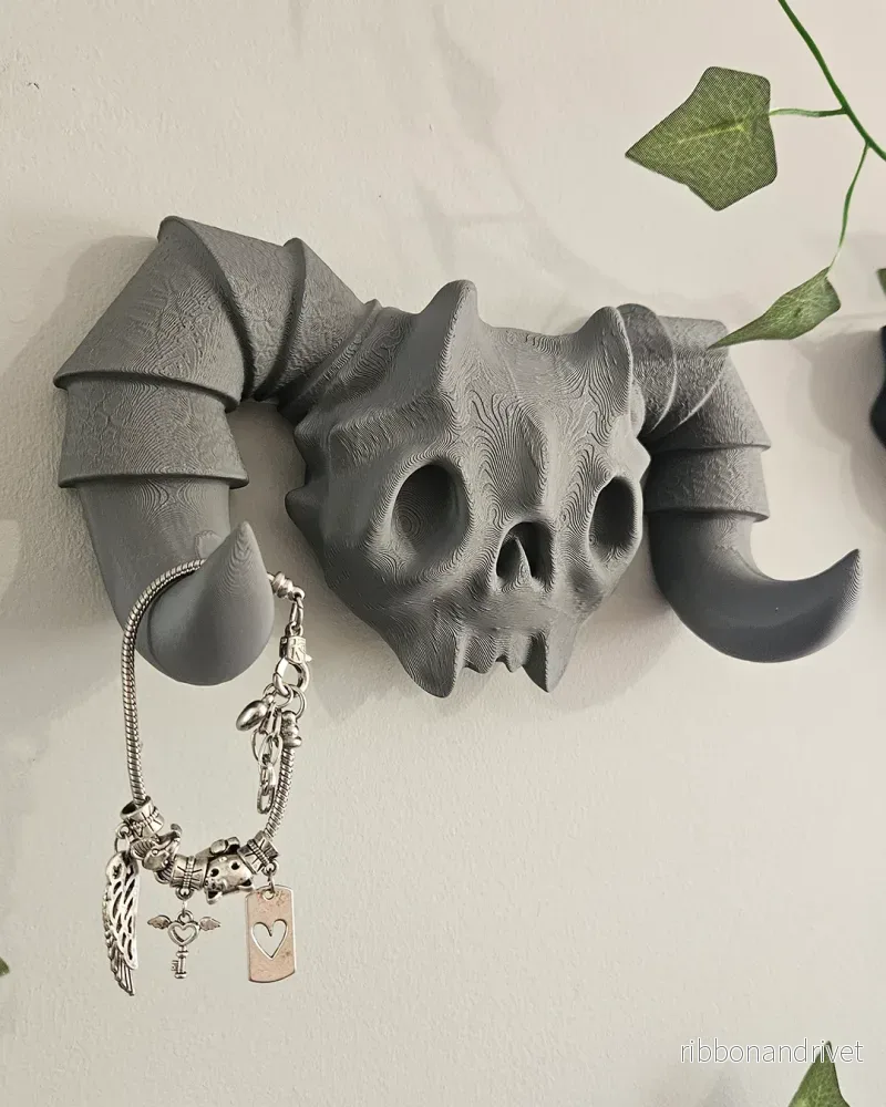 Demonskalle Väggkrok