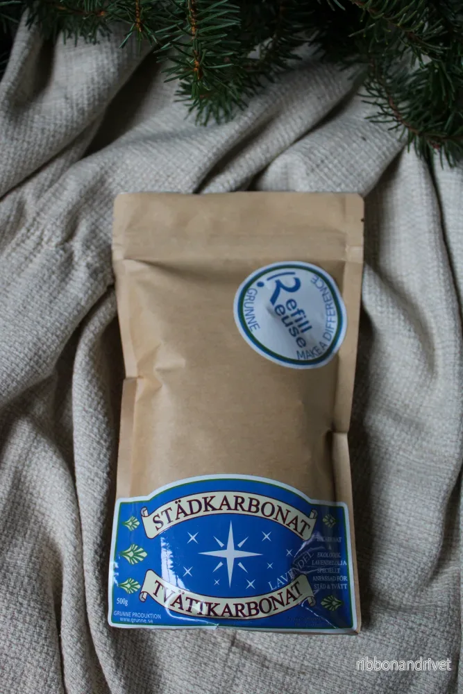 Städ- & tvättkarbonat från Grunne – Refill - Bild 2