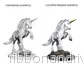 Pathfinder Battles Deep Cuts: Unicorn - Omålade Miniatyrer - Bild 2