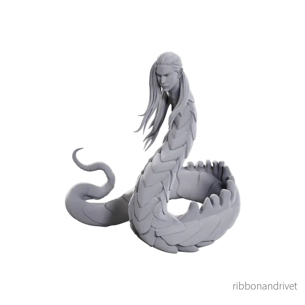 Pathfinder Deep Cuts: Lunar Naga – Detaljerad Samling av Miniatyrer för Spel Pathfinder Deep Cuts: Lunar Naga – Detaljerad Samling av Miniatyrer för Spel