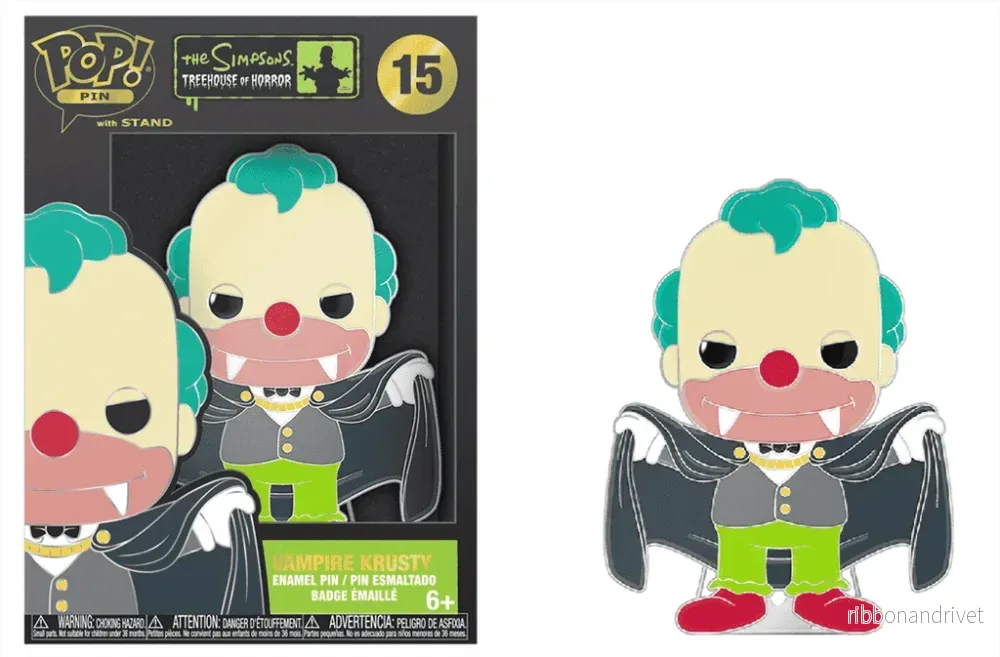 Funko POP Pins: Simpsons – Vampire Krusty Funko POP Pins: Simpsons – Vampire Krusty
