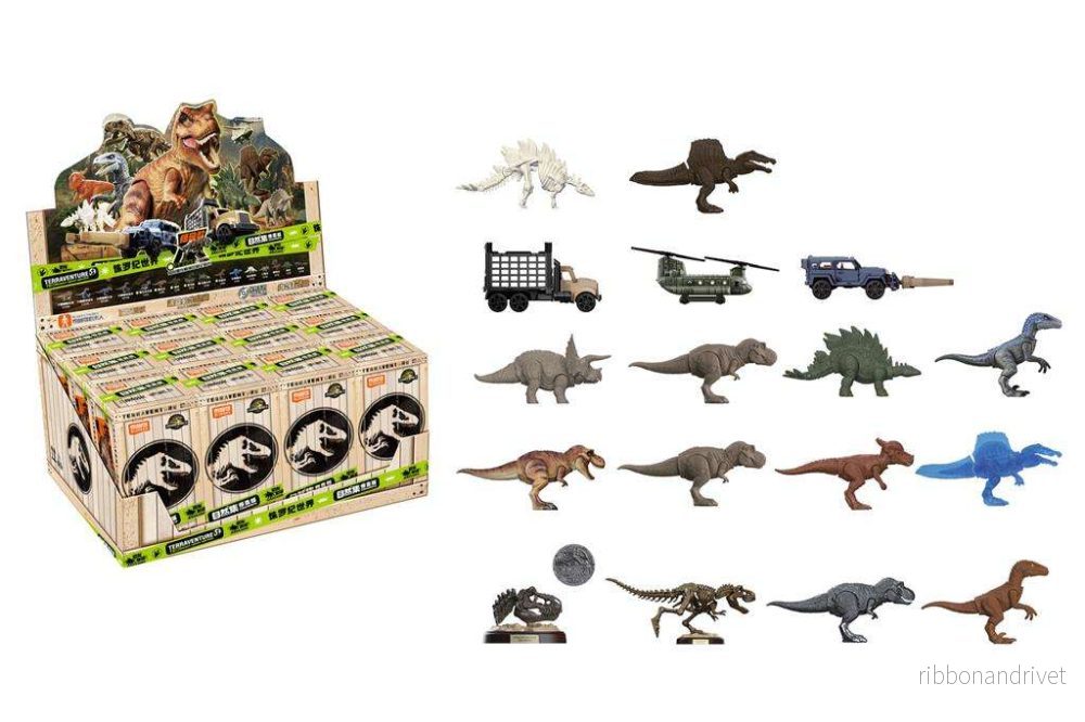 Jurassic World – Blokees Model Kits Blind Box – Terraventure Series 01 (display med 12) Jurassic World – Blokees Model Kits Blind Box – Terraventure Series 01 (display med 12)