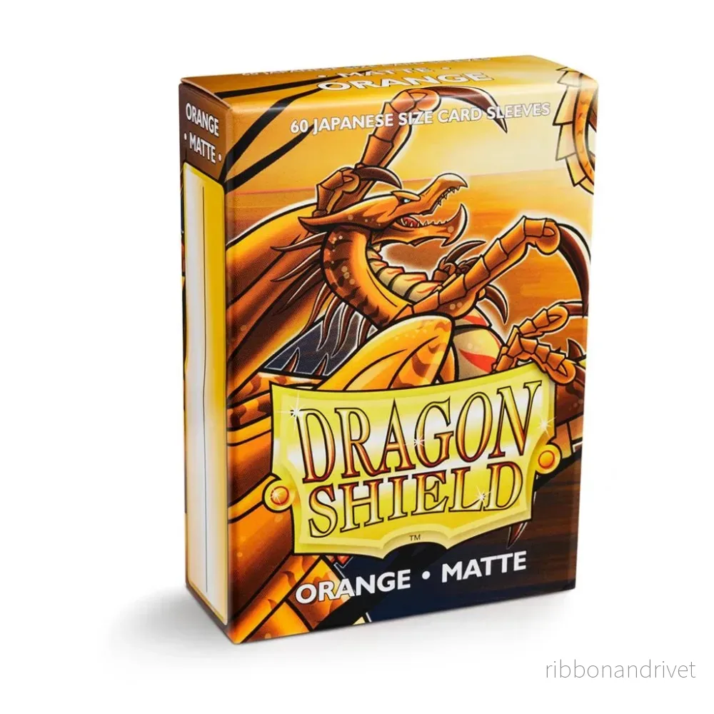 Dragon Shield Små Hylsor – Japansk Matt Orange (60 Hylsor) Dragon Shield Små Hylsor – Japansk Matt Orange (60 Hylsor)