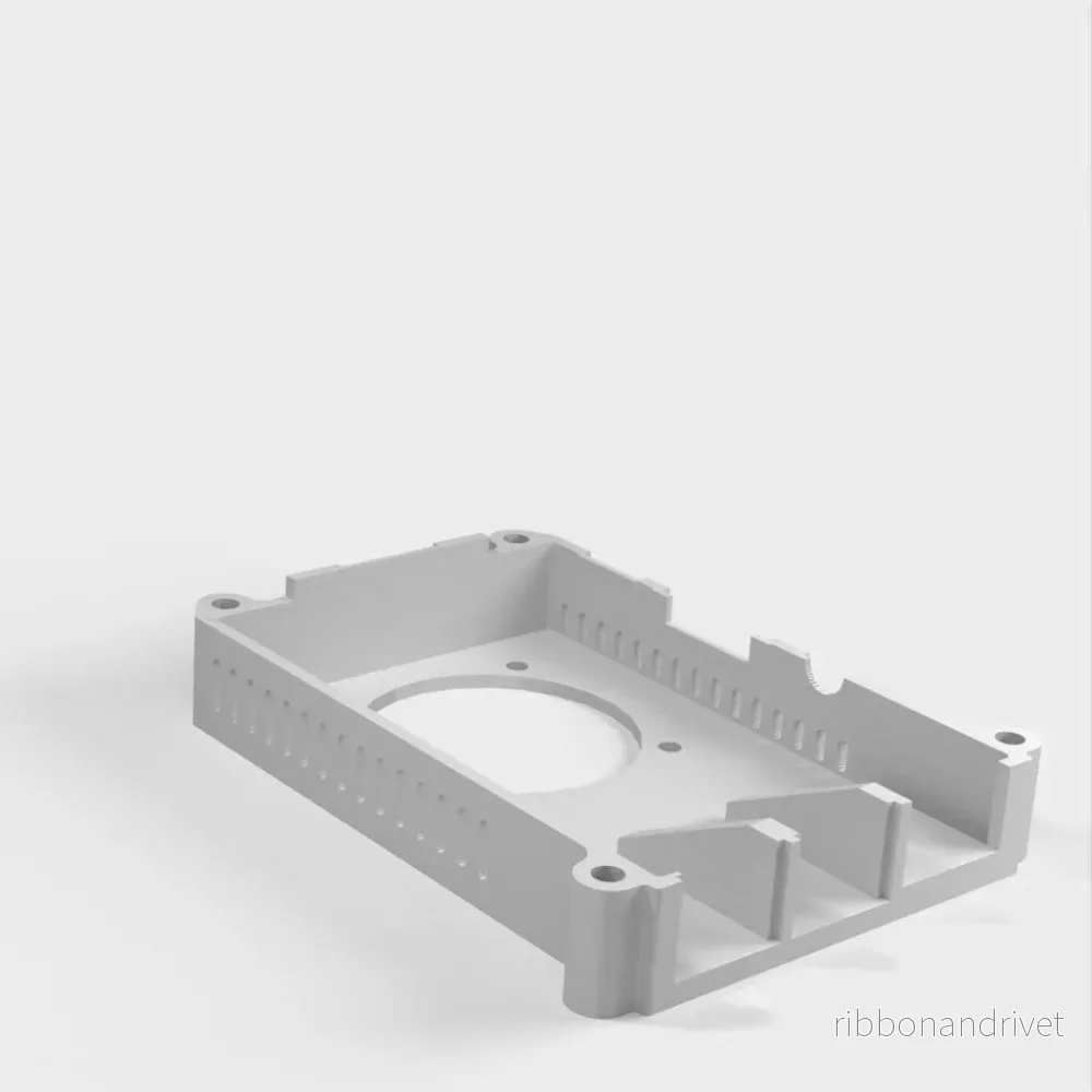 Raspberry Pi 3B fodral med 40 mm fläkt för Kintaro kylfläns - Bild 2