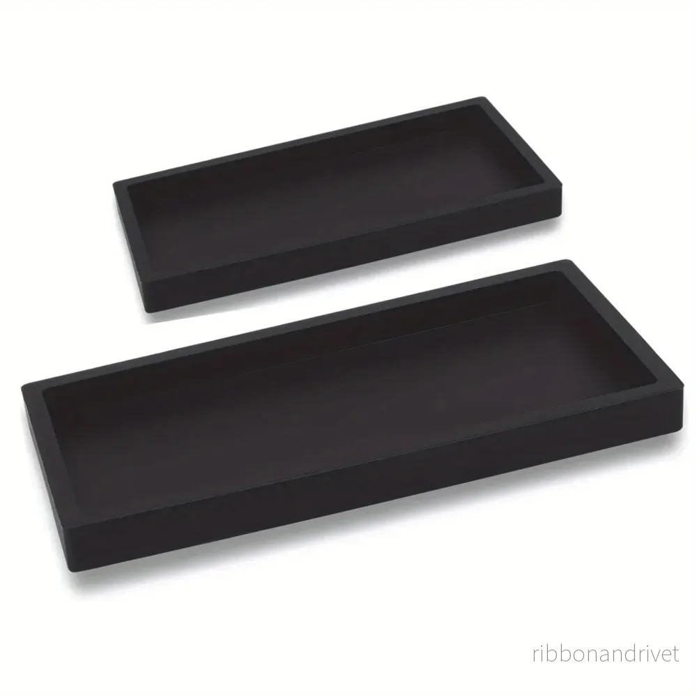 Marmor Silikon förvaringsbrickor i 2-set - Bild 2