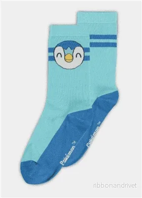 Pokémon – Crew Socks 3-pack – Piplup, Pichu och Jigglypuff – 39/42 - Bild 2