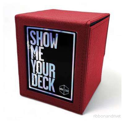 Showcase 100+ Deck Box – Röd