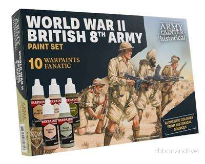 The Army Painter – Warpaints Historiska WWII Brittiska 8:e Armén