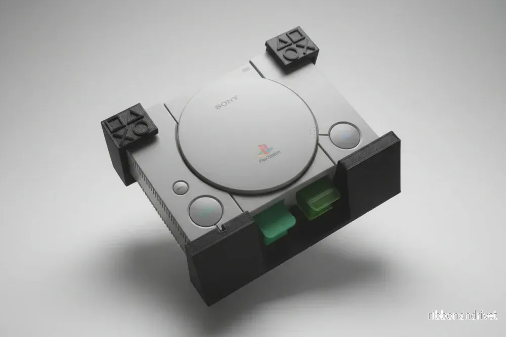 Väggfäste för klassisk Sony Playstation 1