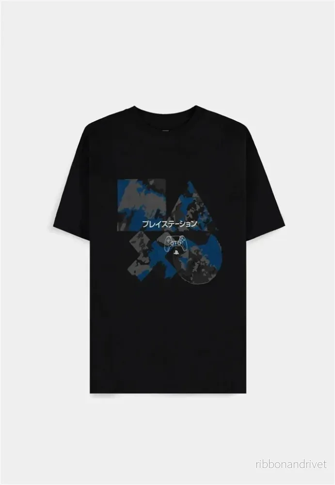 PlayStation herr-T-shirt med kort ärm – Controller Japan – 2XL