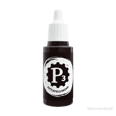 P3 Paints – Battlefield Brown – 18 ml - Bild 2
