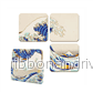 The Great Wave of Kanagawa - Set av 4 Glasunderlägg - Bild 2