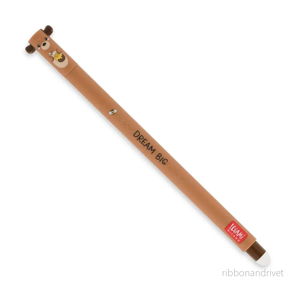 Legami raderbar gelpenna - Bear (Rött bläck)
