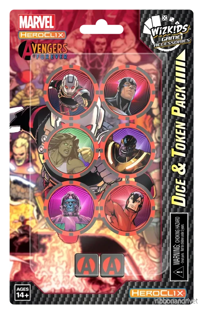Marvel HeroClix: Avengers Forever Tärnings- och Tokenpaket – Ant-Man