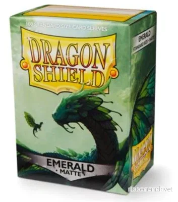 Dragon Shield Matte Sleeves – Emerald (100 Sleeves) Dragon Shield Matte Sleeves – Emerald (100 Sleeves)