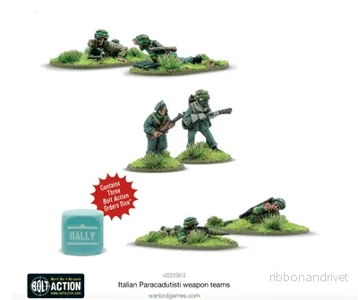 Bolt Action – Italienska Paracadutisti Vapenteam Bolt Action – Italienska Paracadutisti Vapenteam