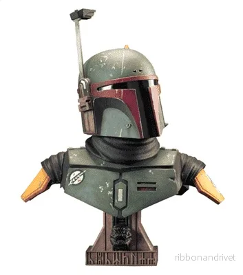 Star Wars The Mandalorian Boba Fett ½ Skala Byst Star Wars The Mandalorian Boba Fett ½ Skala Byst